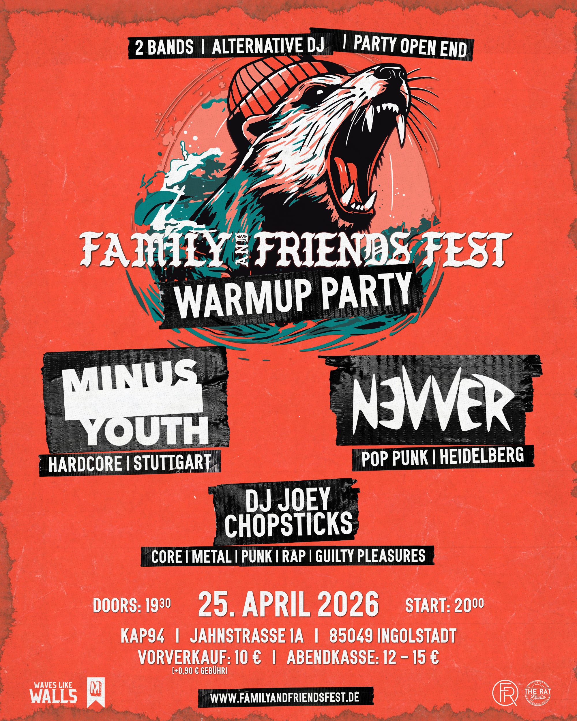 Mobile Ticket - Family & Friends Fest Warmup Party